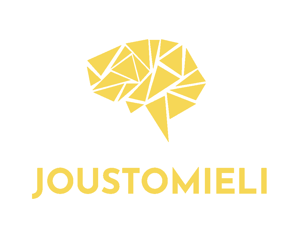Joustomieli_golden logo.
